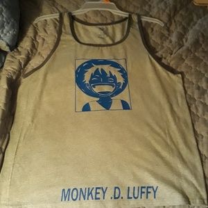 Custom luffy tshirt anime